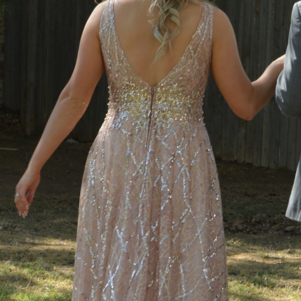 Pink/Nude Prom Dress